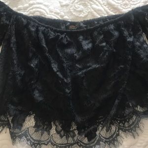 Forever 21 lace off shoulder top